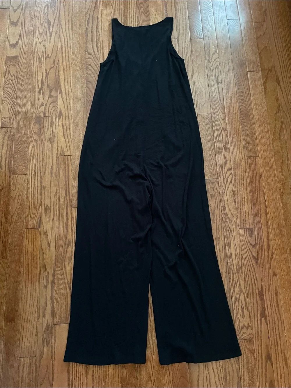 Hatch The 24/7 Black Nursing Wide Leg Maternity Jumpsuit Sz 1/Small - Picture 3 of 11